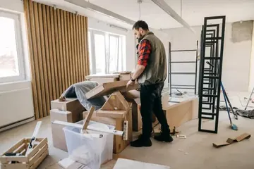Desmontagem e montagem para mudança